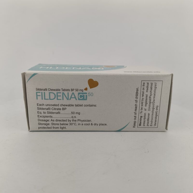 FILDENA CT 50 MG – 10 TABLETS - Image 4