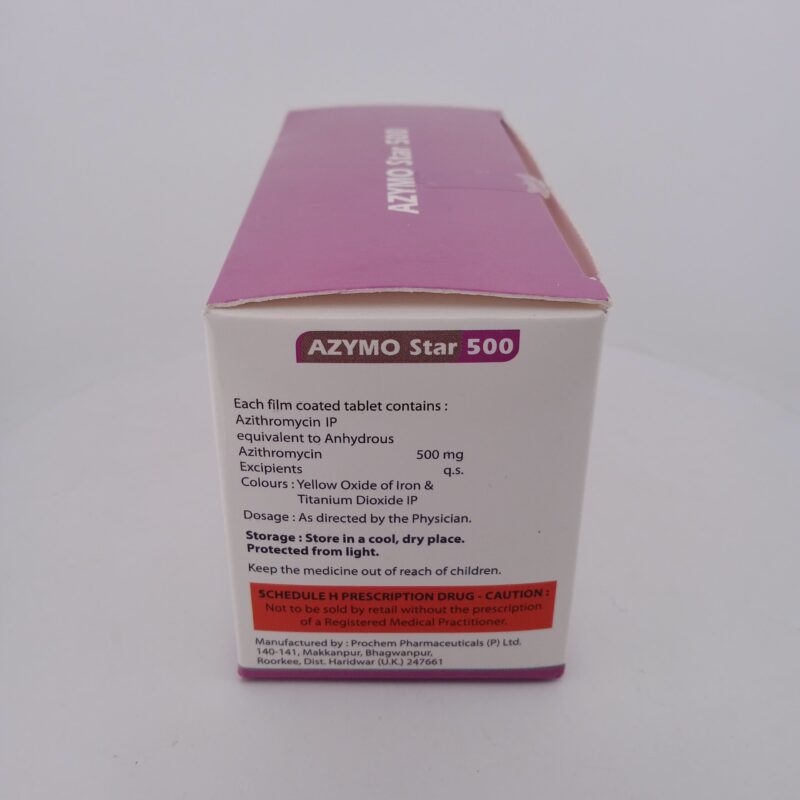 AZYMO STAR 500 MG - 3 TABLETS - Image 4