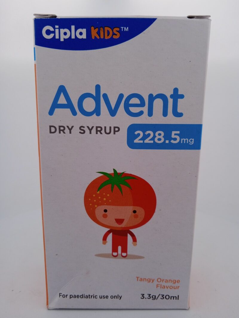 ADVENT DRY SYRUP 228.5 MG - 1 BOTTLE OF 3.3g/30ML