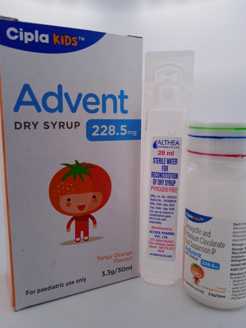 ADVENT DRY SYRUP 228.5 MG - 1 BOTTLE OF 3.3g/30ML - Image 2