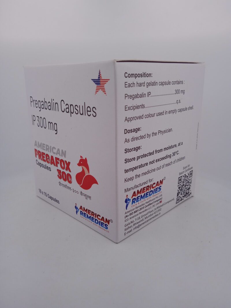 AMERICAN PREGAFOX 300 MG - 15 CAPSULES - Image 4