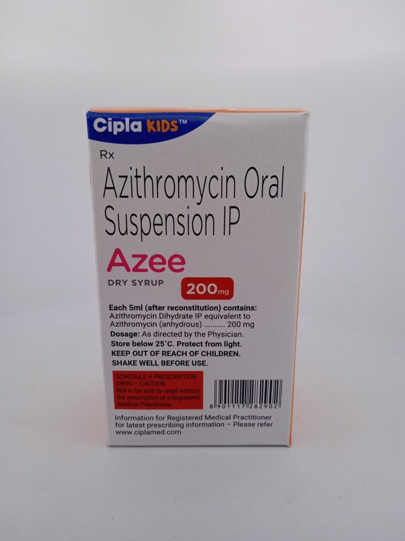 AZEE DRY SYRUP PEPPERMINT FLAVOUR 200 MG - 1 BOTTLE OF 11g/15ML - Image 4