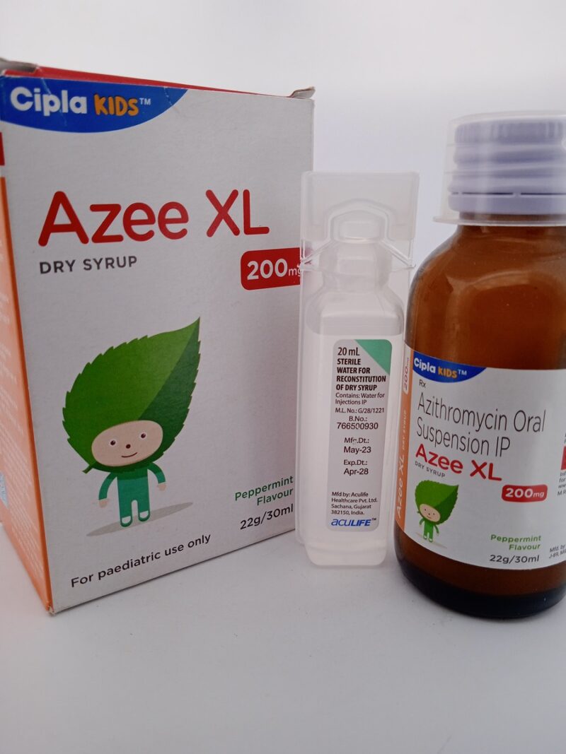 AZEE XL DRY SYRUP 200 MG - 1 BOTTLE OF 22g/30ML - Image 2