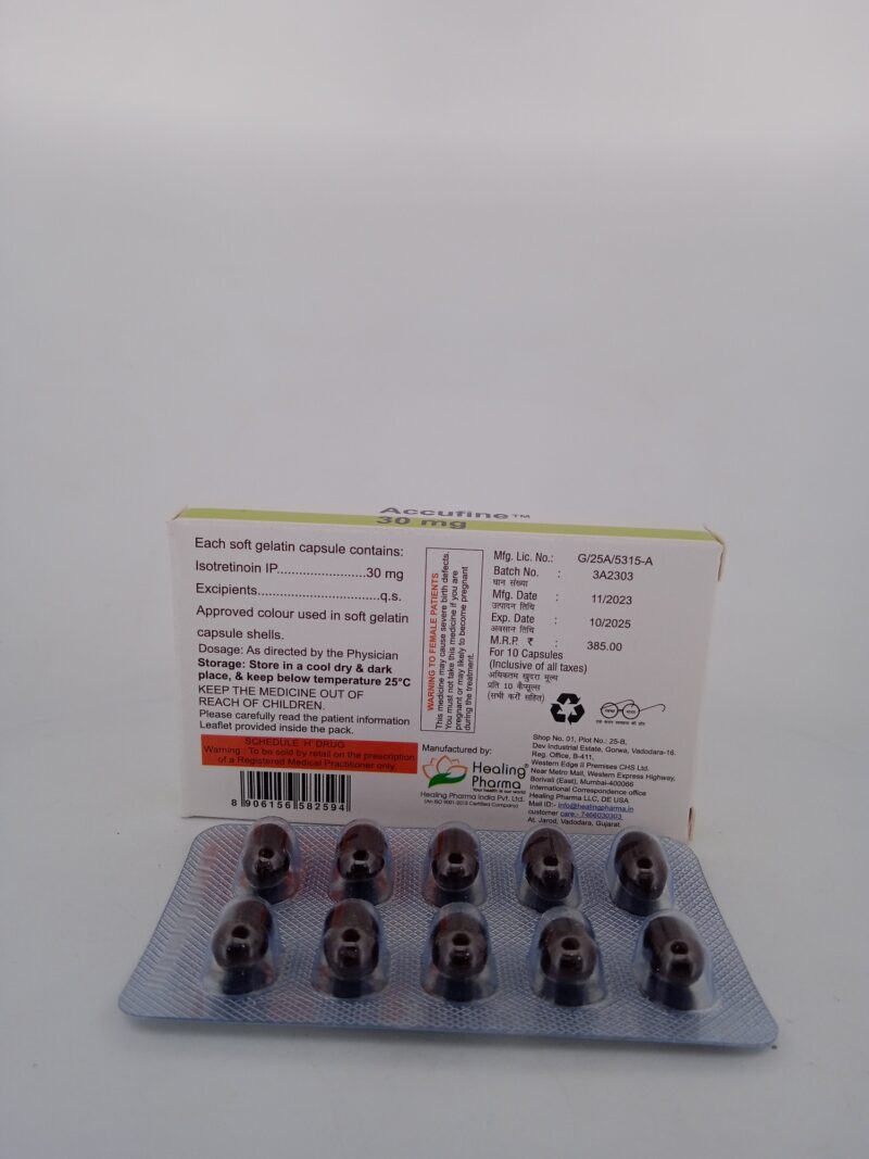 ACCUFINE 30 MG - 10 CAPSULES - Image 4