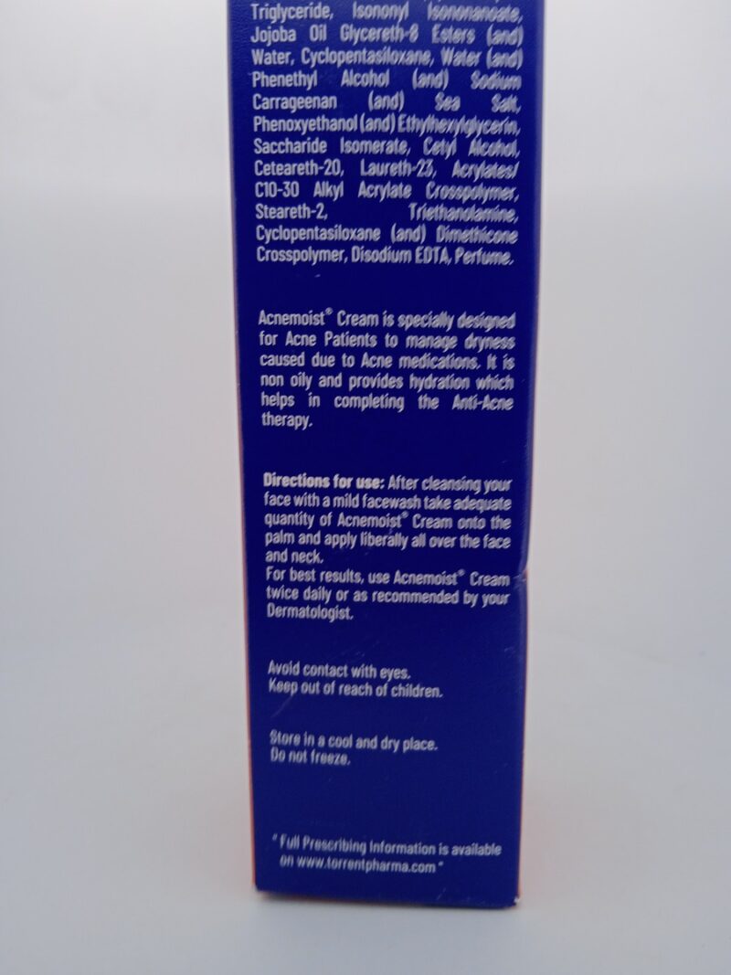 ACNEMOIST CREAM - 1 TUBE OF 80gm - Image 2