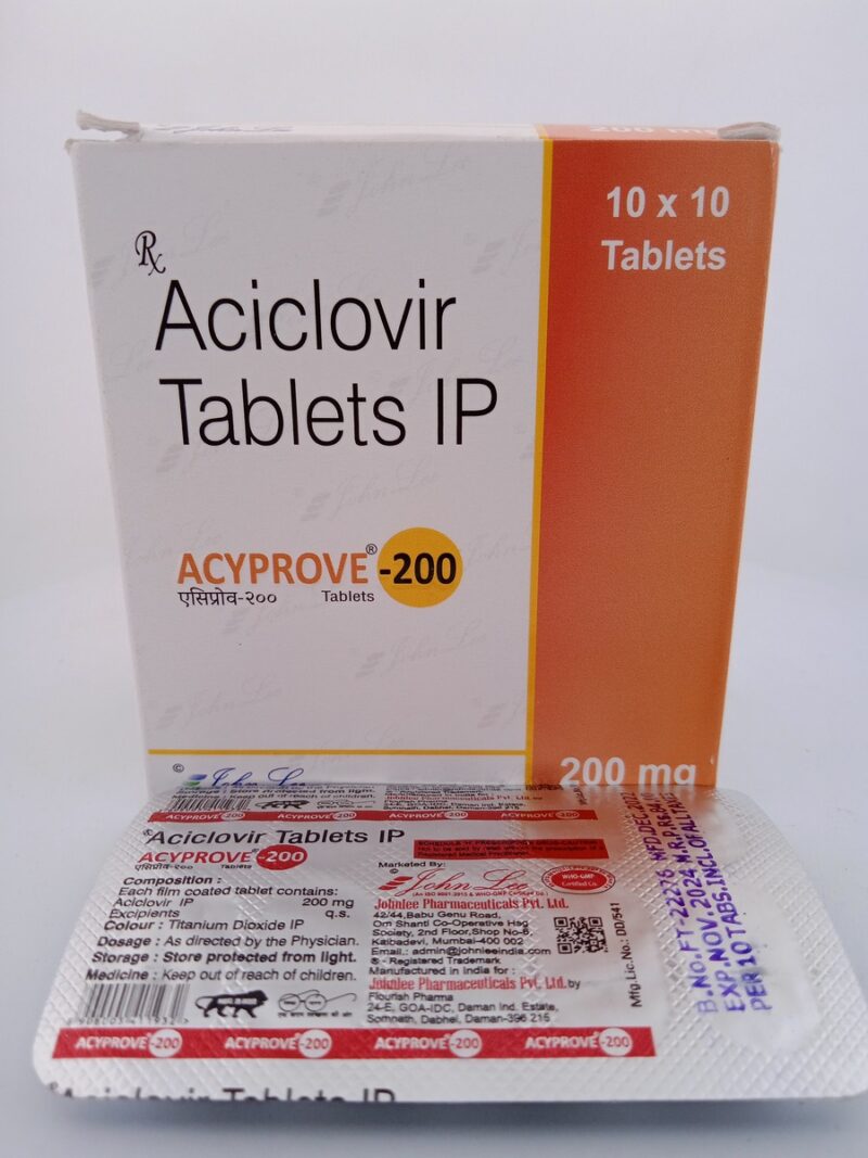 ACYPROVE 200 MG - 10 TABLETS - Image 3