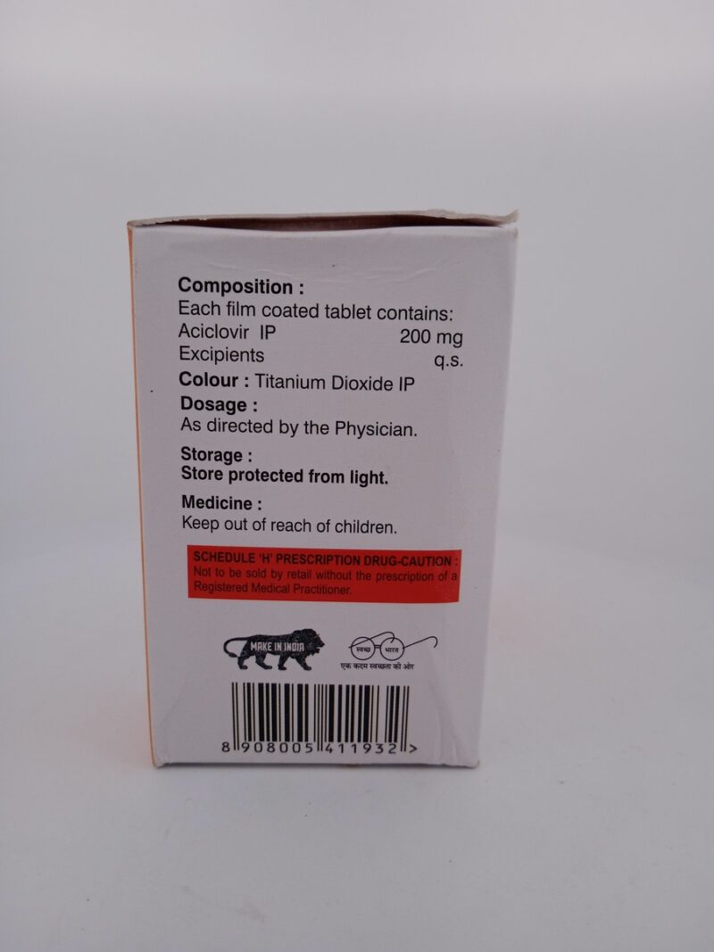 ACYPROVE 200 MG - 10 TABLETS - Image 4