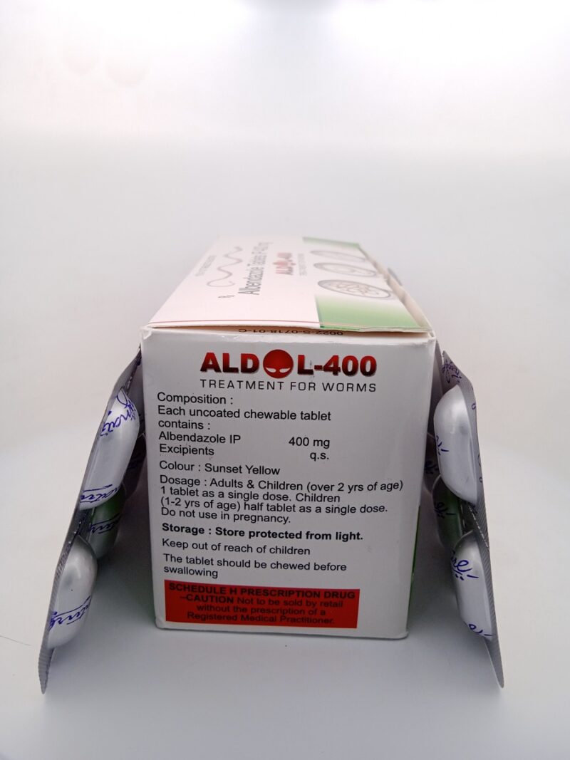 ALDOL 400 MG - 10 TABLETS - Image 4