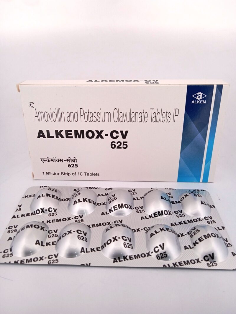 ALKEMOX-CV 625MG - 10 TABLETS