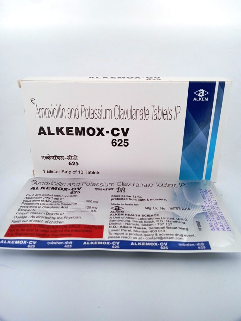 ALKEMOX-CV 625MG - 10 TABLETS - Image 2