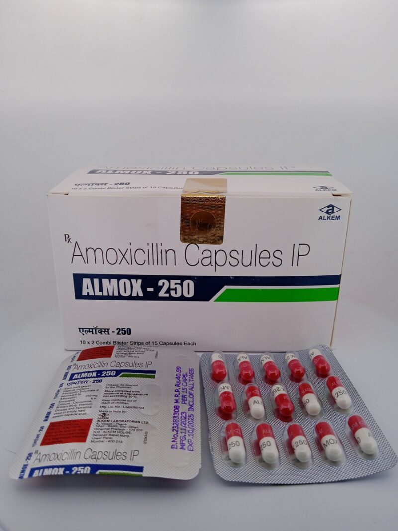 ALMOX 250 MG - 15 CAPSULES