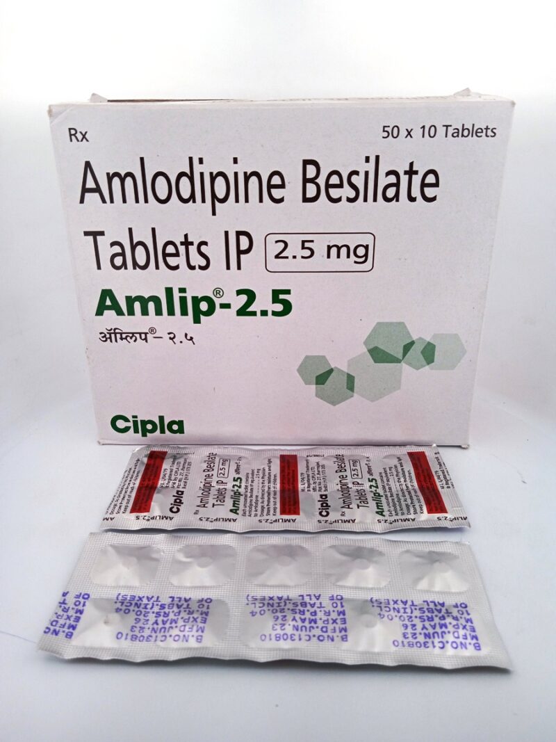 AMLIP 2.5 MG - 10 TABLETS