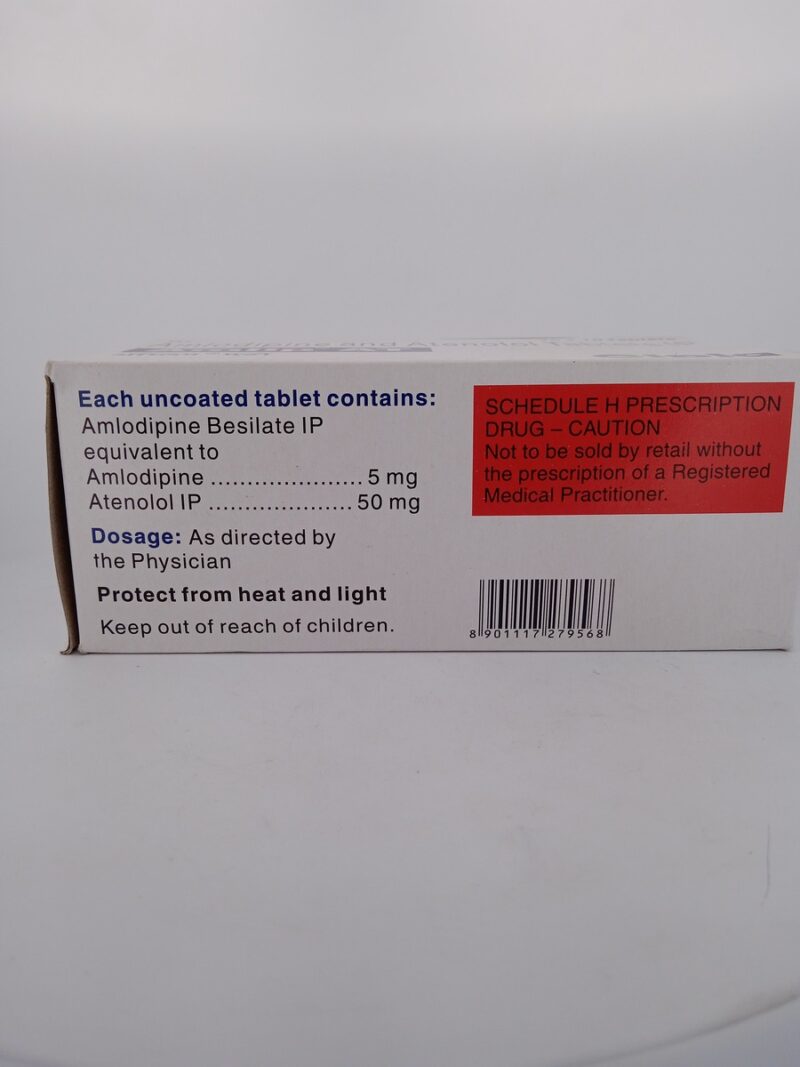 AMLIP AT 5MG+50MG -10 TABLET - Image 4