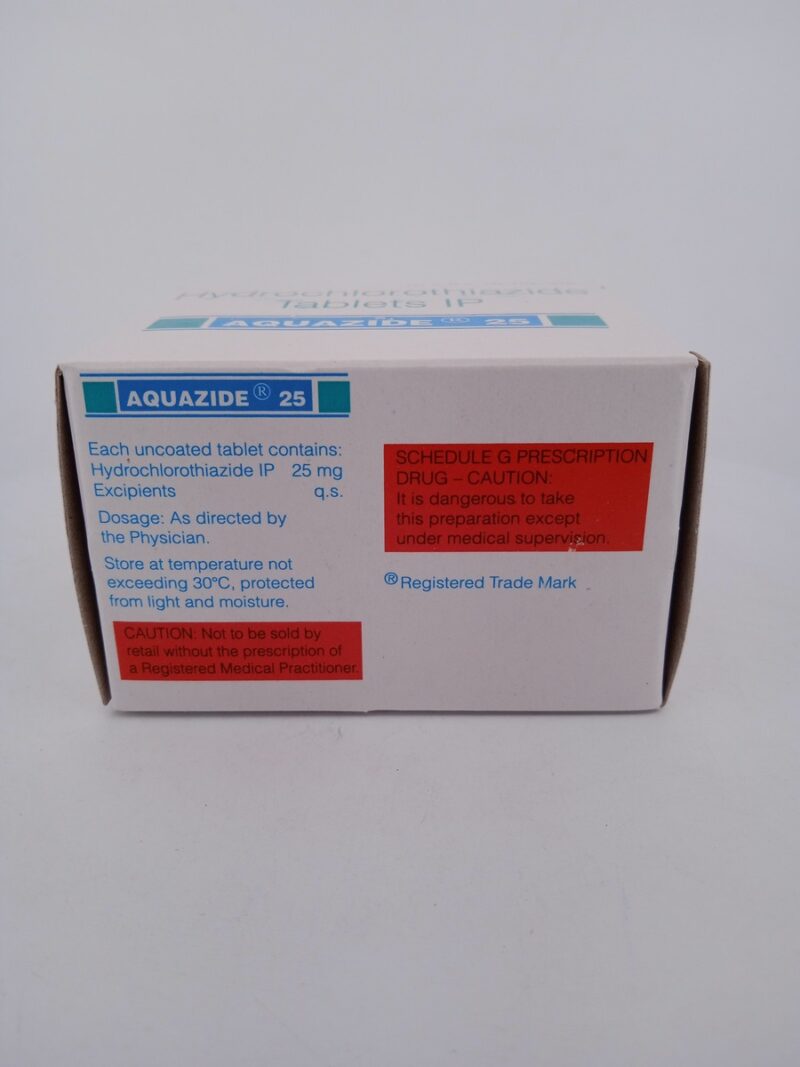 AQUAZIDE 25 MG - 10 TABLET - Image 4