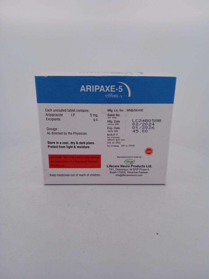 ARIPAXE 5 MG - 10 TABLET - Image 4