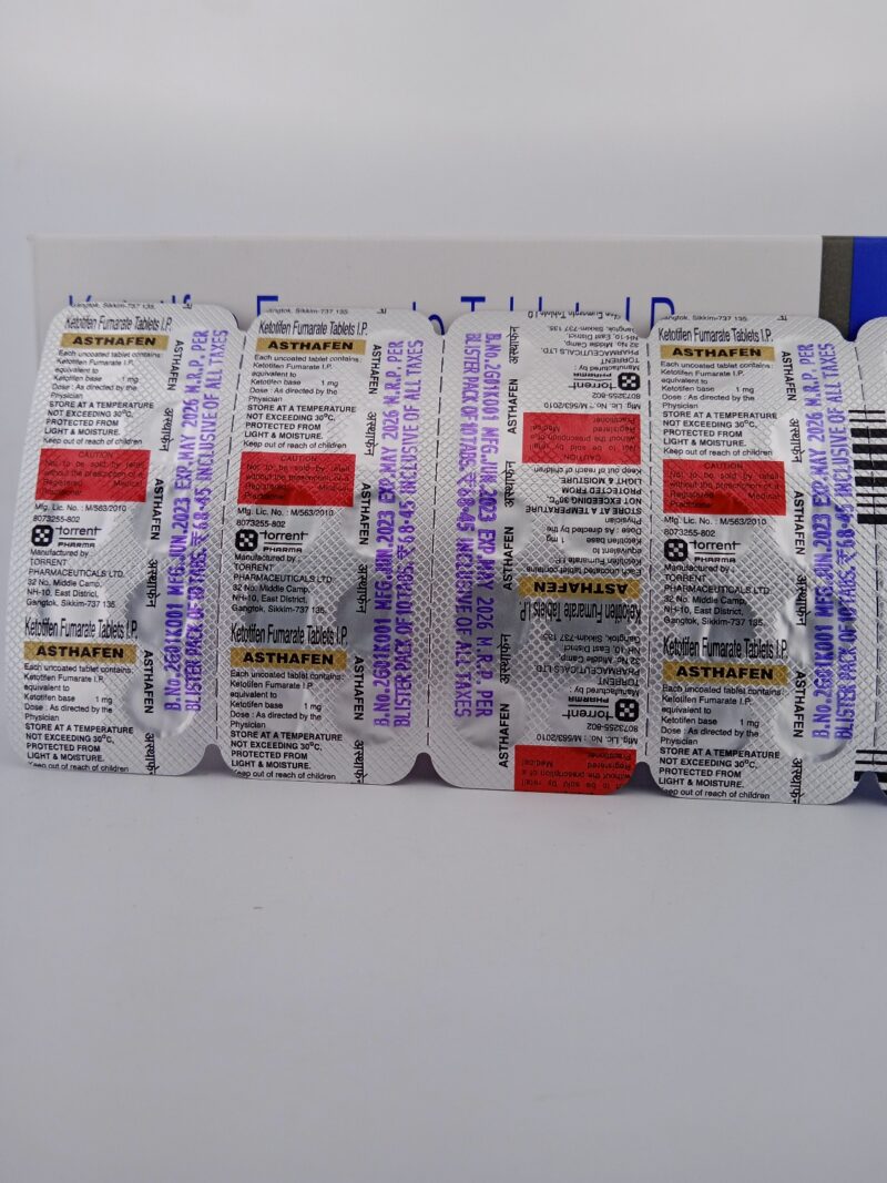 ASTHAFEN 1 MG - 10 TABLETS - Image 3