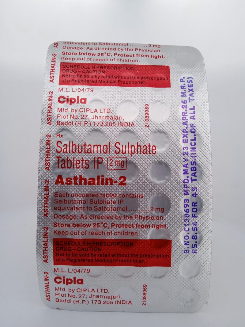 ASTHALIN 2 MG - 45 TABLET - Image 2