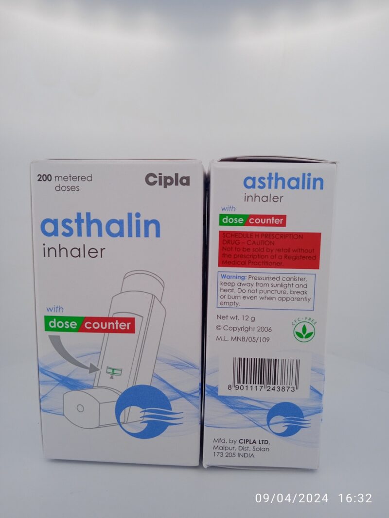 ASTHALIN 100MCG INHALER - 200 METERED DOSE