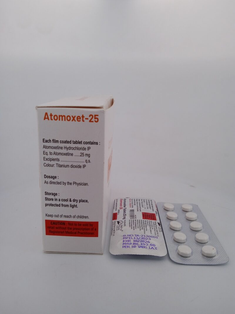 ATOMOXET 25 MG - 10 TABLET - Image 3