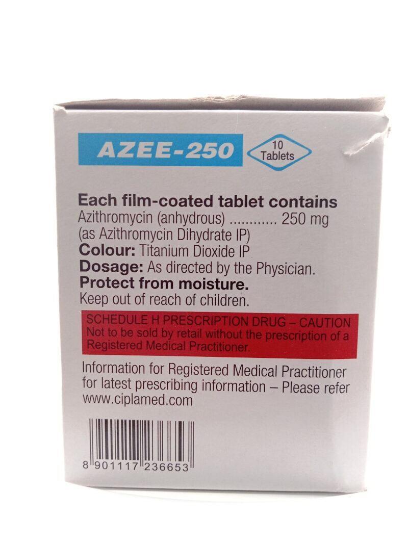 AZEE 250MG - 10 TABLETS - Image 4