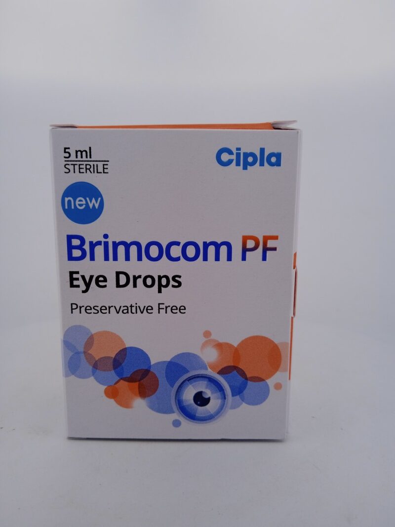 BRIMOCOM PF EYE DROPS - 1 BOTTLE OF 5ML