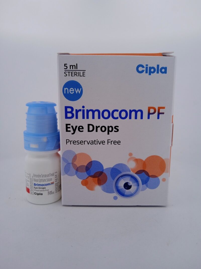 BRIMOCOM PF EYE DROPS - 1 BOTTLE OF 5ML - Image 2