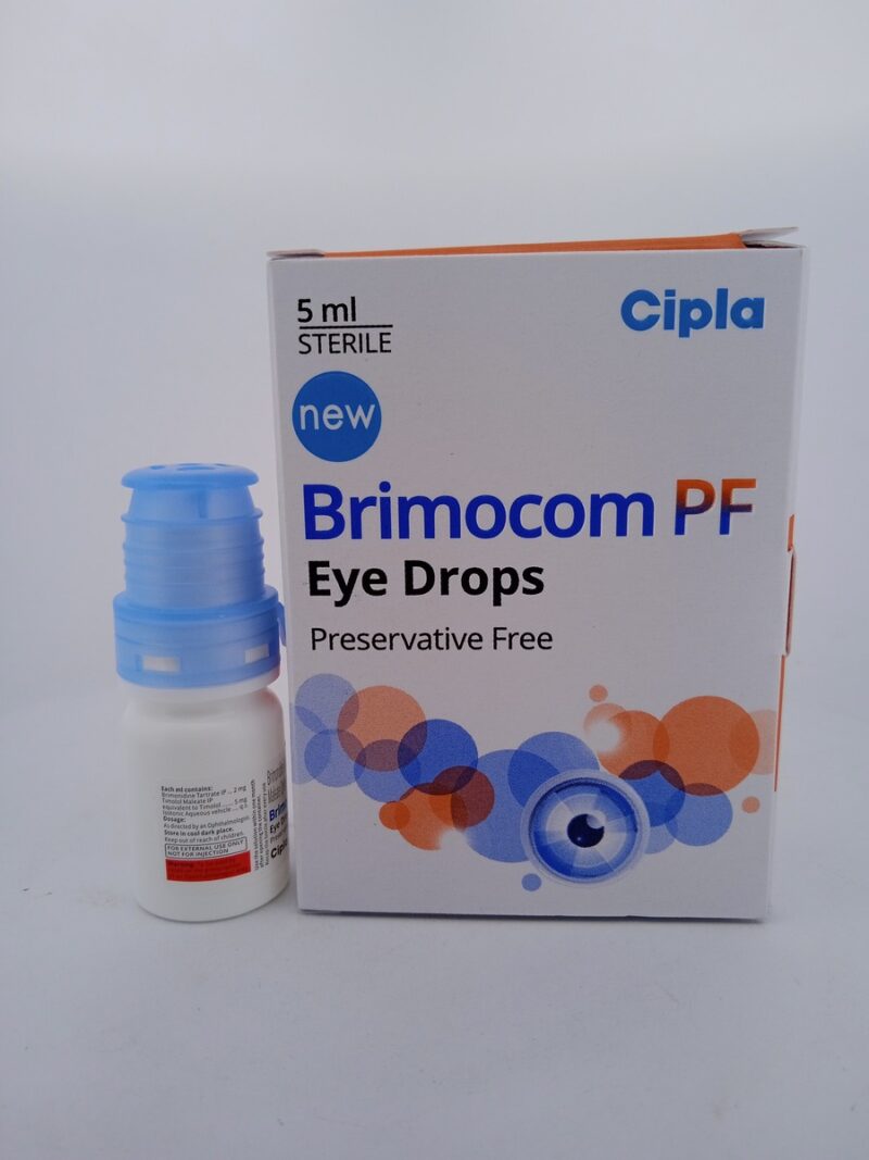 BRIMOCOM PF EYE DROPS - 1 BOTTLE OF 5ML - Image 3