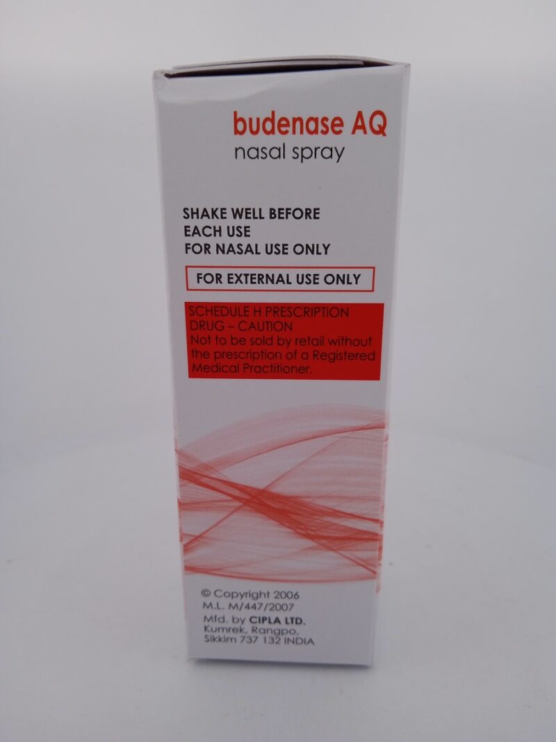 BUDENASE AQ 100 MCG - 1 NASAL SPRAY OF 7.5ML - Image 2