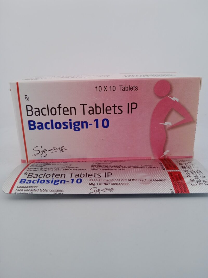 BACLOSIGN 10 MG - 10 TABLETS - Image 3