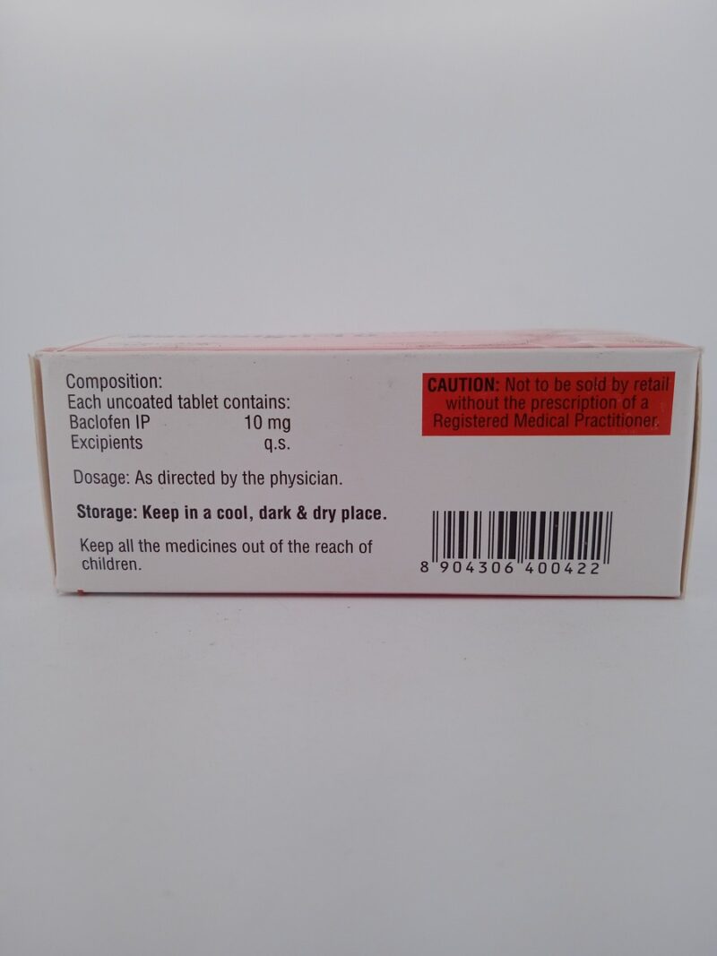 BACLOSIGN 10 MG - 10 TABLETS - Image 4