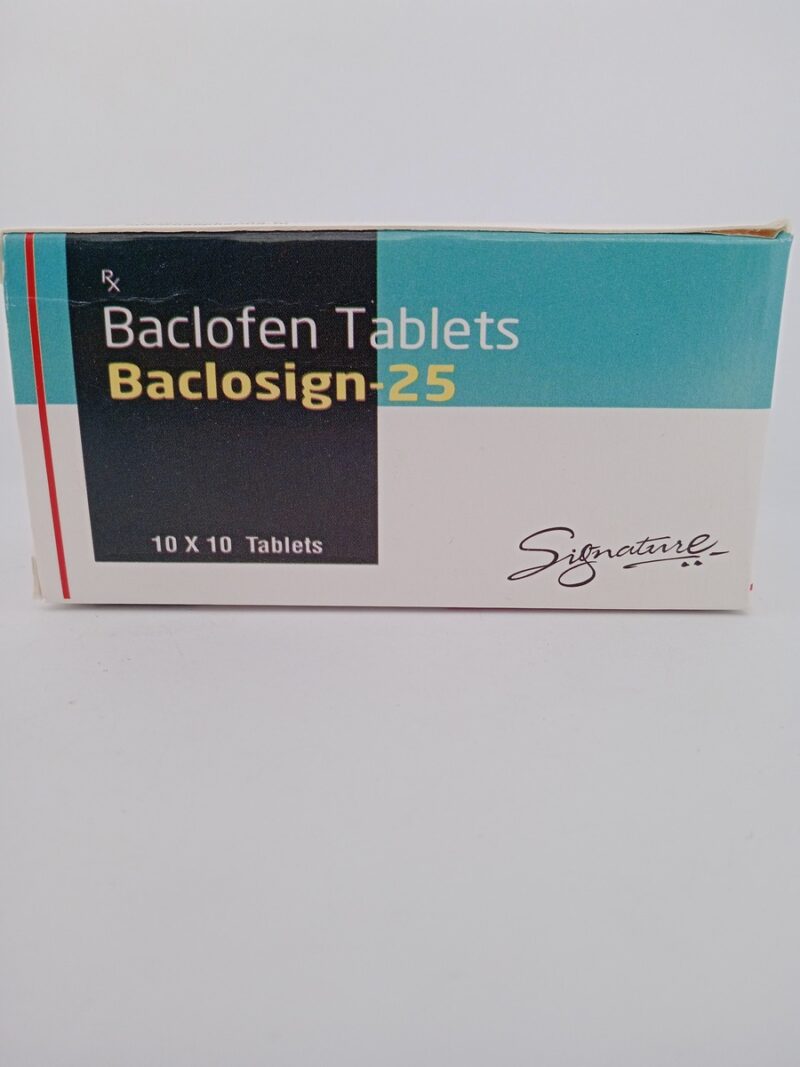 BACLOSIGN 25 MG - 10 TABLETS