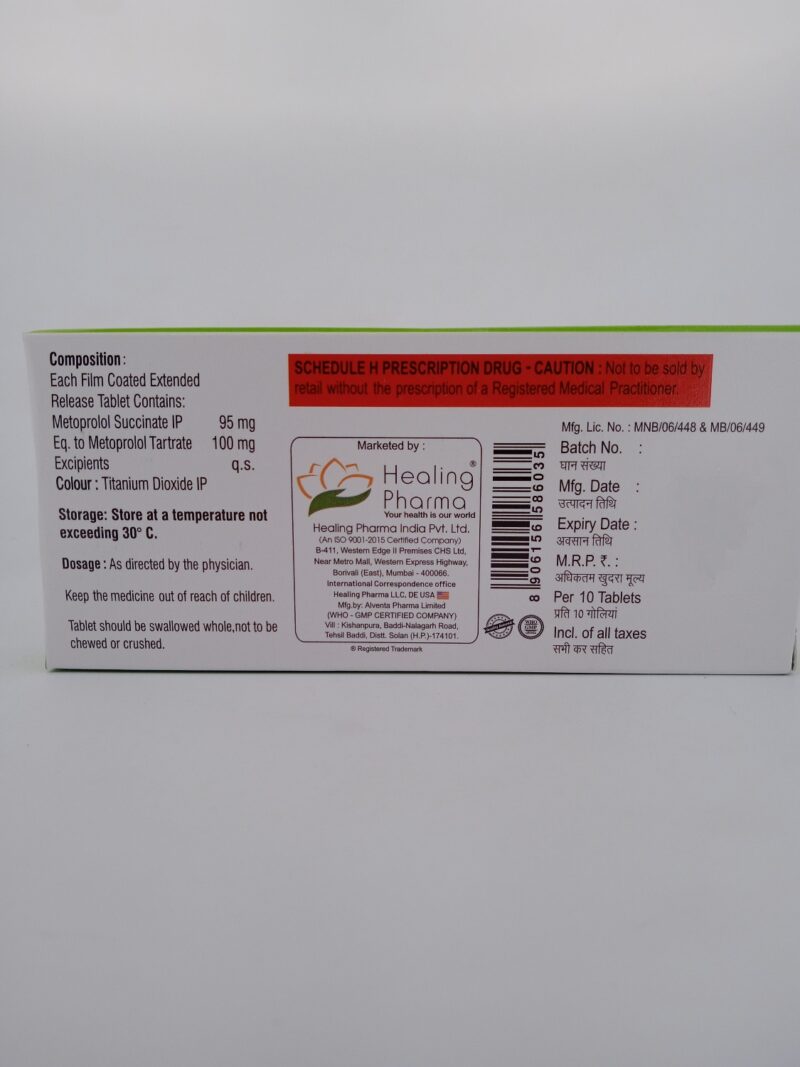 BETABLOCK XL 100 MG - 10 TABLET - Image 4