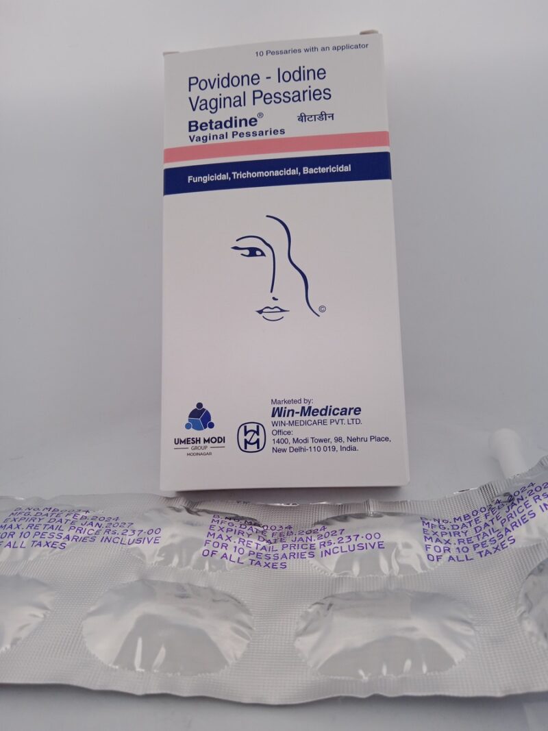 BETADINE ( VAGINAL PESSARIES) 200 MG - 10 PESSARIES - Image 3