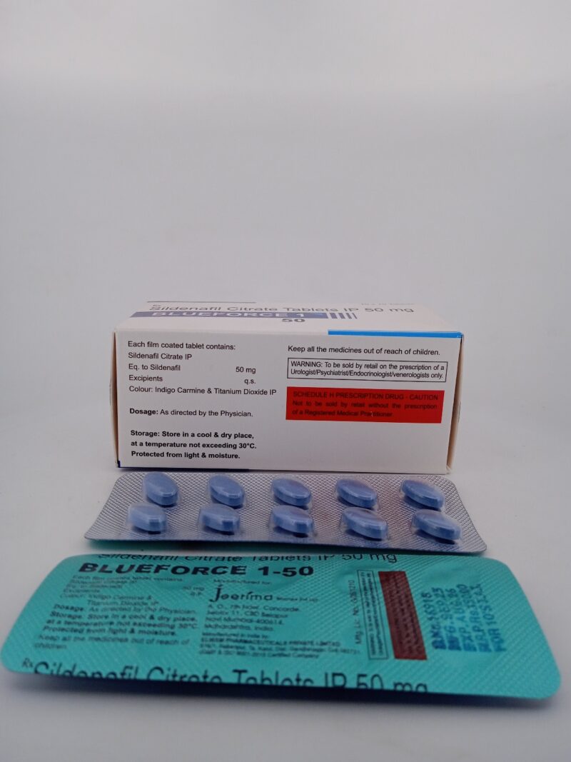 BLUEFORCE 50 MG - 10 TABLETS - Image 3