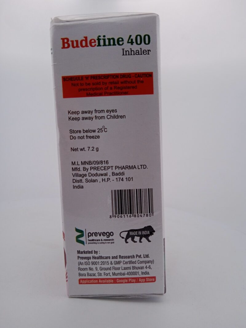 BUDEFINE  400MCG INHALER - Image 4