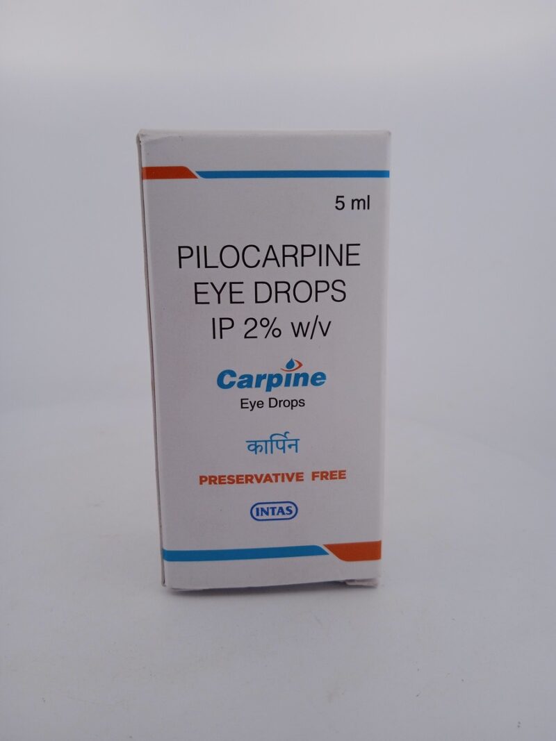 CARPINE EYE DROPS - 1 BOTTLE OF 5ML