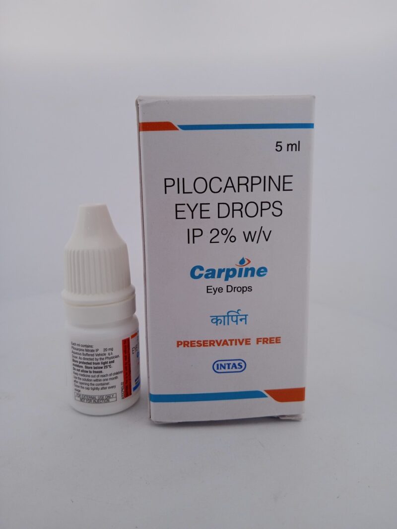 CARPINE EYE DROPS - 1 BOTTLE OF 5ML - Image 3