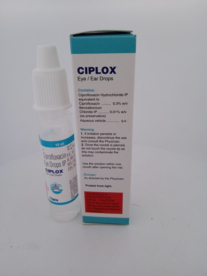 CIPLOX EYE/EAR DROPS - 1 BOTTLE OF 10ML - Image 4