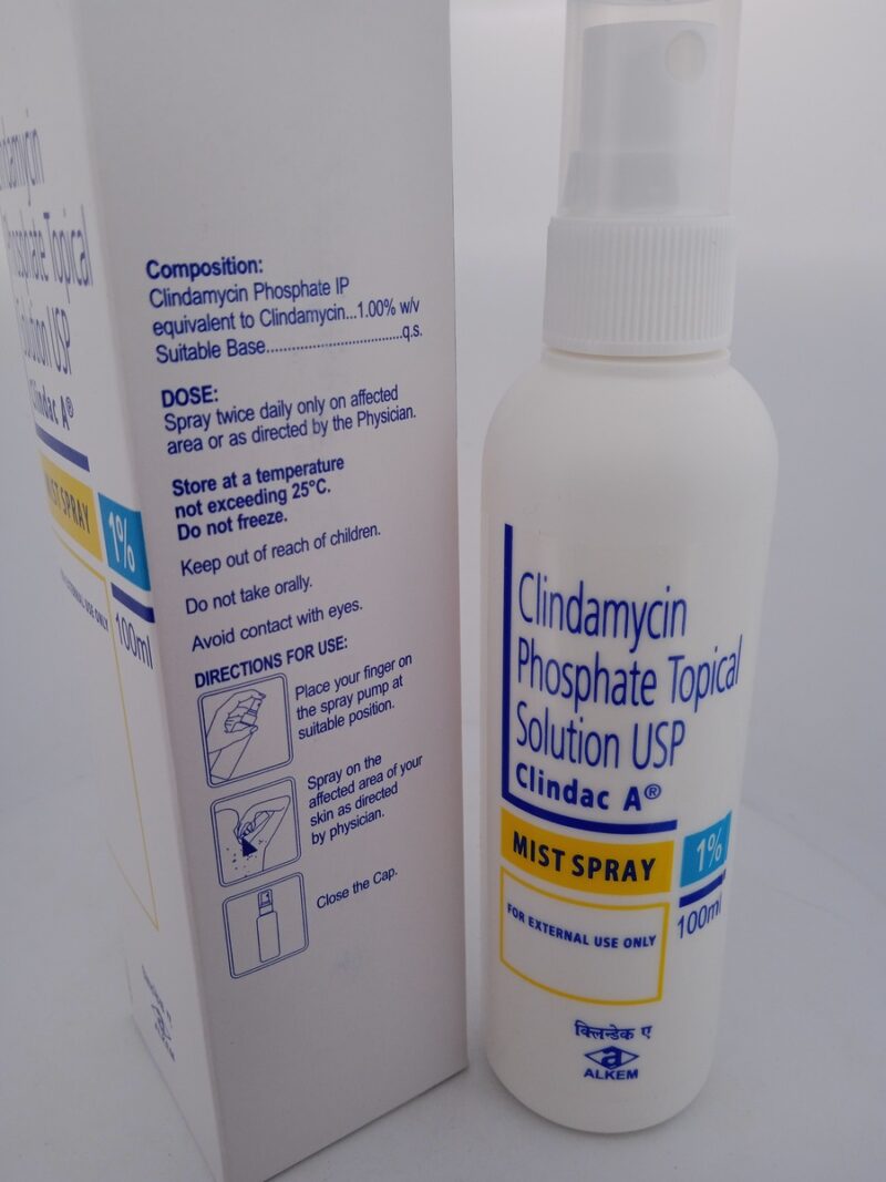 CLINDAC A MIST SPRAY 1% - 1 BOTTLE OF 100ML - Image 3