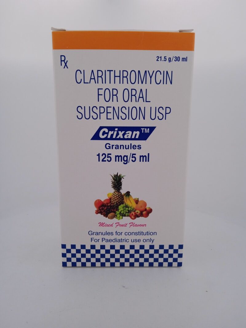 CRIXAN GRANULES 125MG/5ML - 1 BOTTLE OF 21.5g/30ML