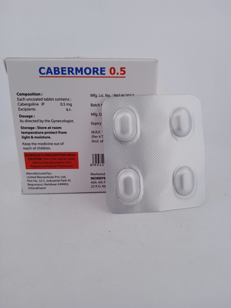 CABERMORE 0.5MG - 4 TABLET - Image 4