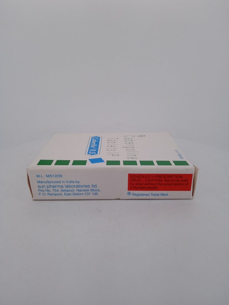 CABERLIN 0.5 MG - 4 TABLETS - Image 4