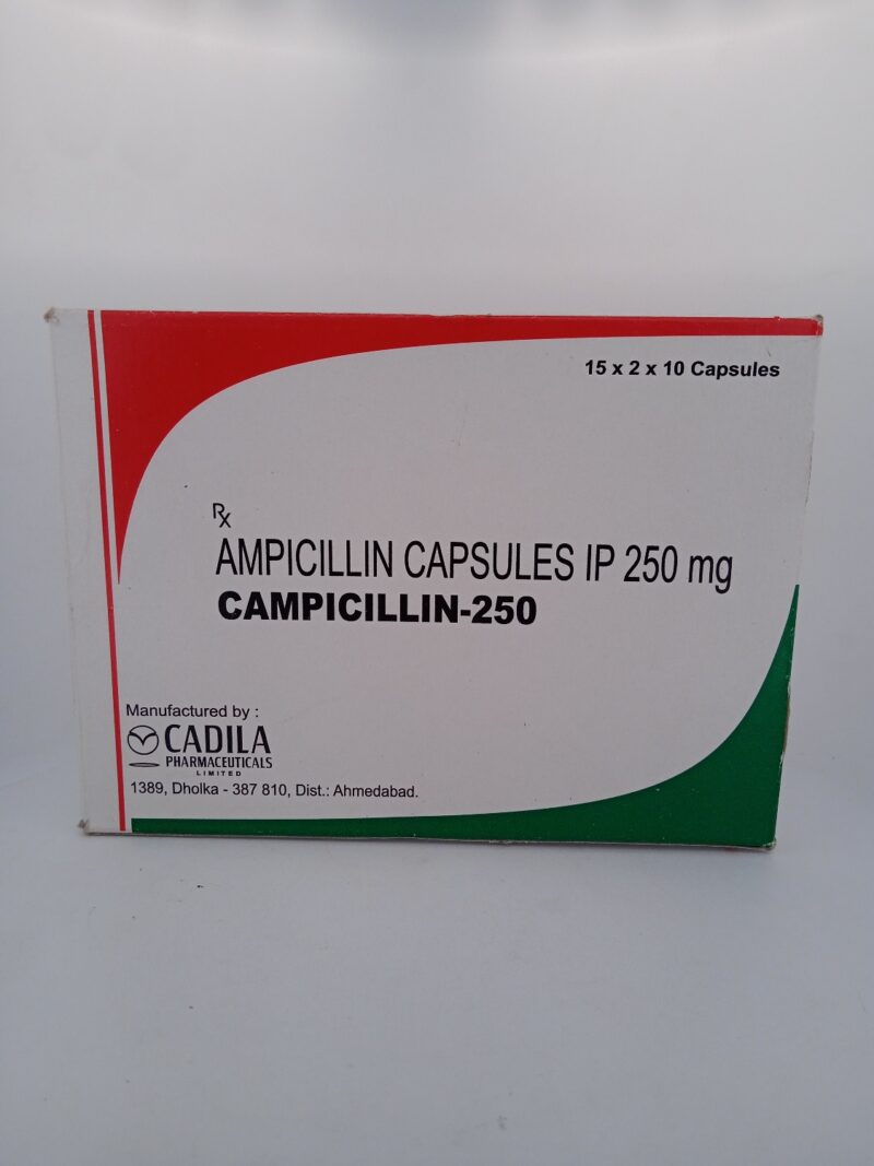 CAMPICILLIN 250 MG - 10 CAPSULES