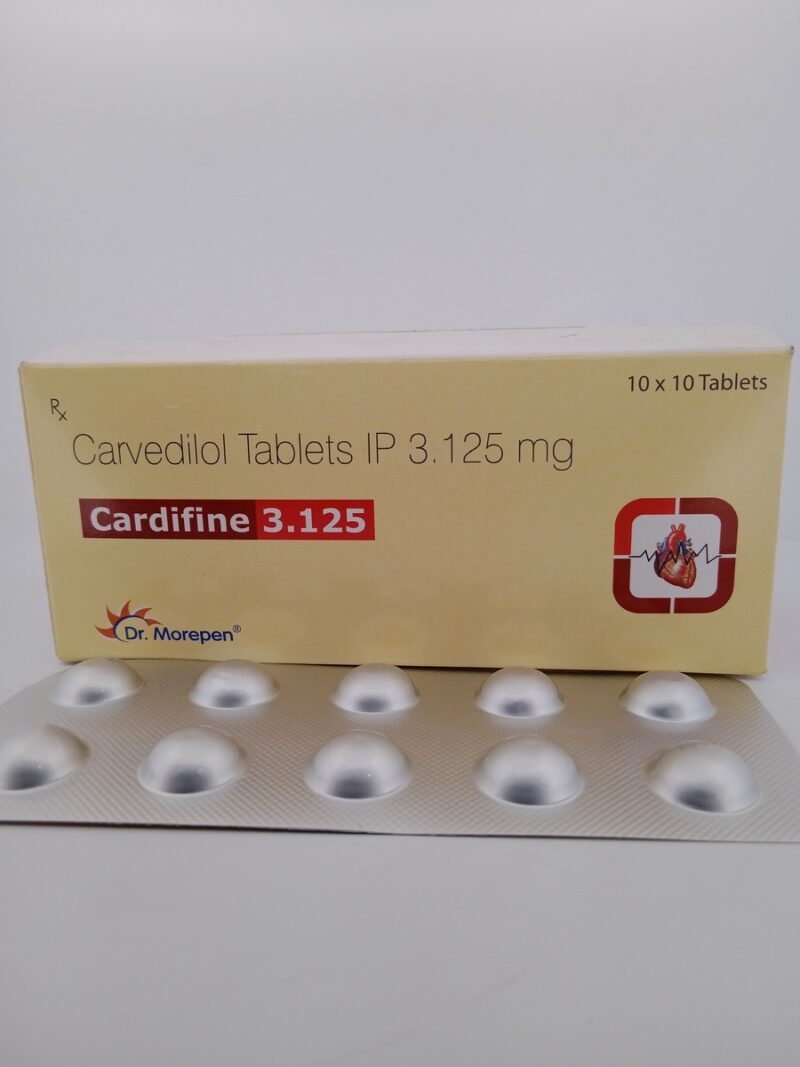 CARDIFINE 3.125MG - 10 TABLET - Image 2