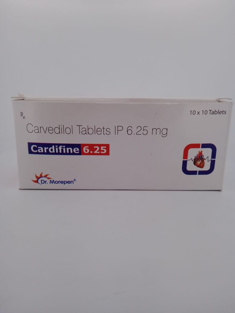 CARDIFINE 6.25MG - 10 TABLET