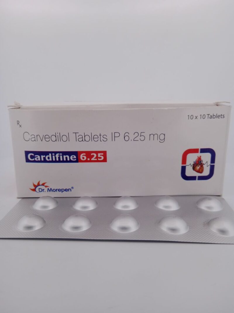 CARDIFINE 6.25MG - 10 TABLET - Image 2