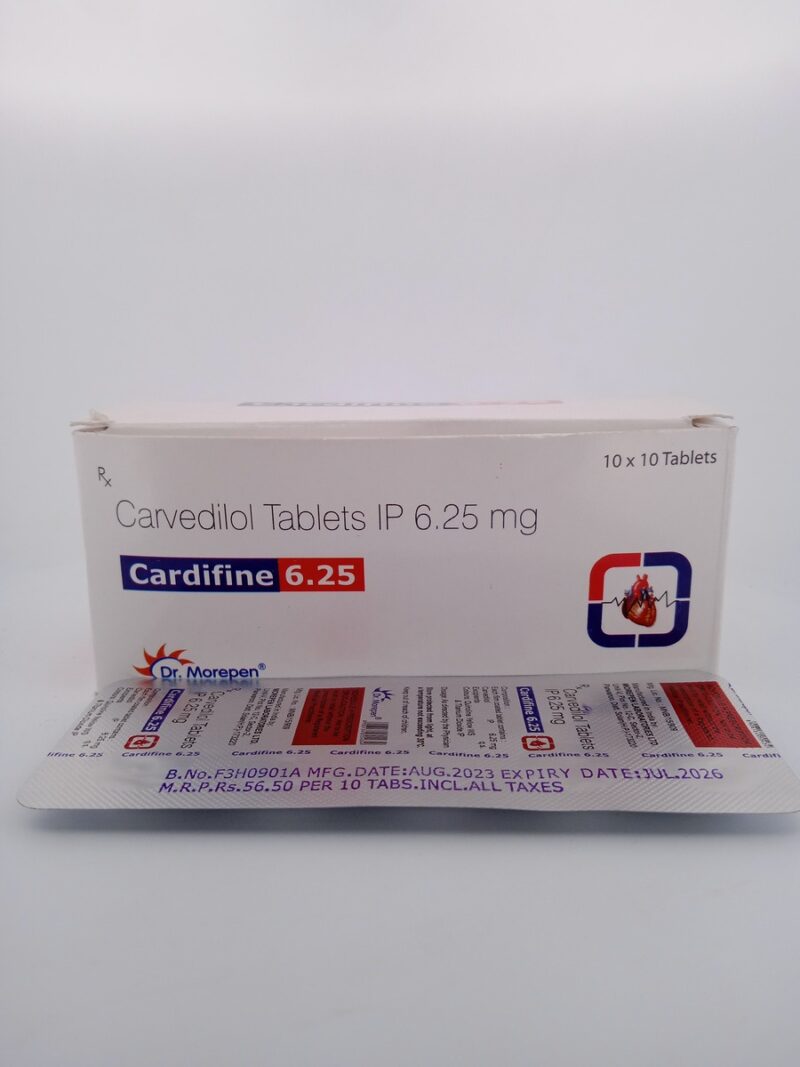 CARDIFINE 6.25MG - 10 TABLET - Image 3