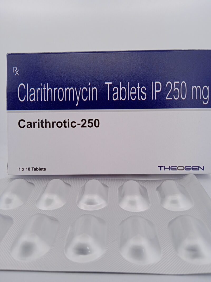 CARITHROTIC 250MG - 10 TABLET - Image 2