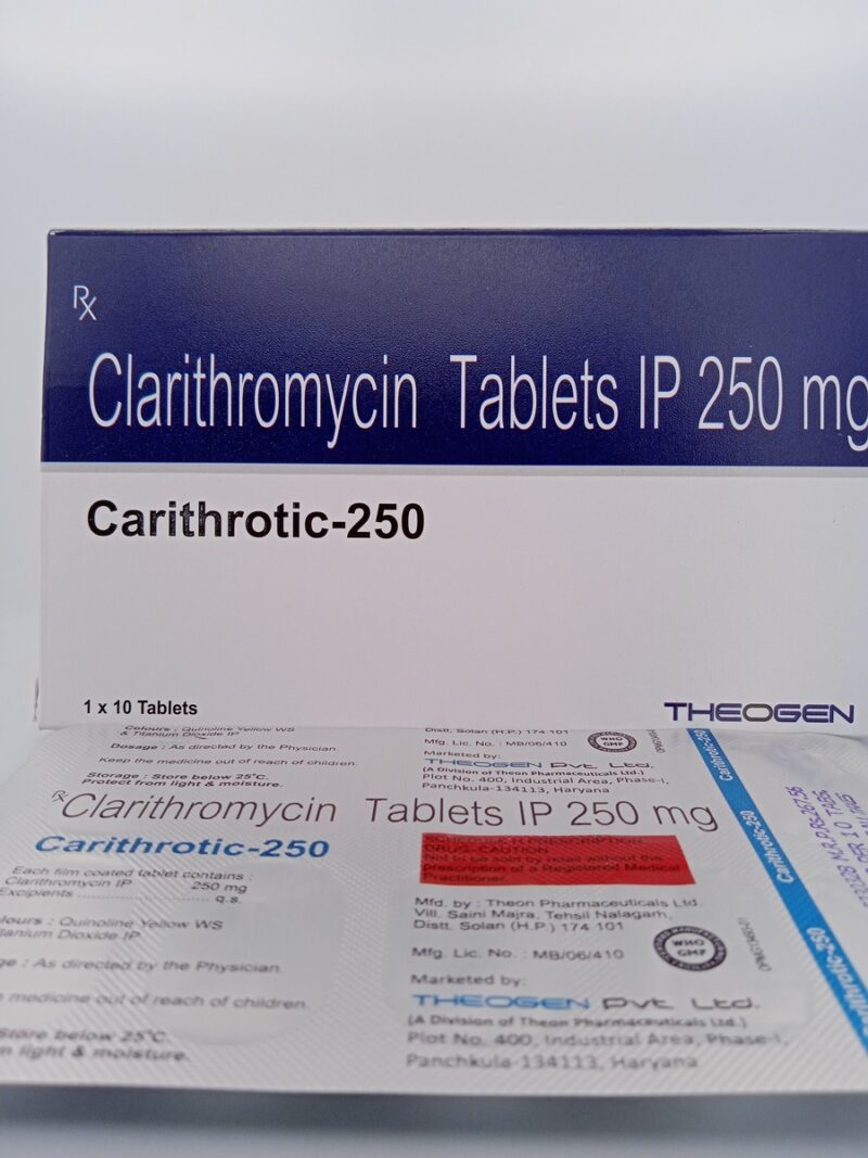 CARITHROTIC 250MG - 10 TABLET - Image 3