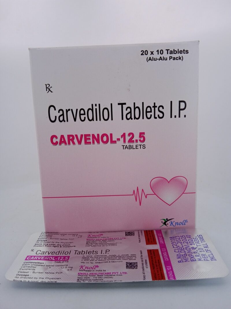 CARVENOL 12.5MG - 10TABLET - Image 3